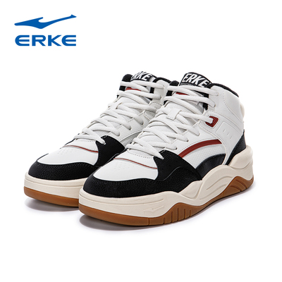 鸿星尔克冬季男子保暖防水板鞋