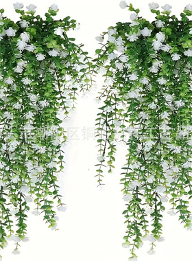 仿真花壁挂墙壁装饰花挂花吊花