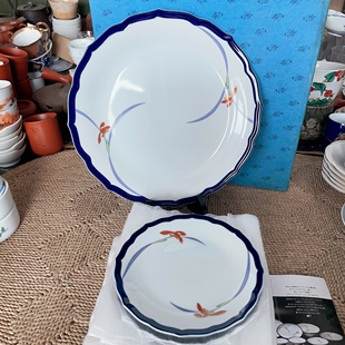 日本制 香兰社 盘子 碟子 一大五小 1-88