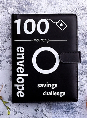 Couples 100Envelope Challenge Binder money saving book cash