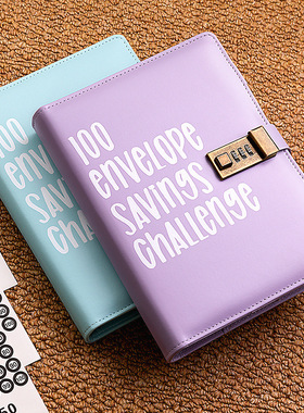 100envelope savings challenge money save password lock book