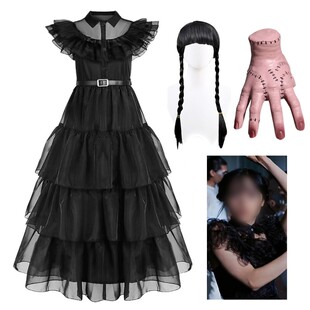 Wednesday Cosplay For Girl Costume 2023 New Vestidos For