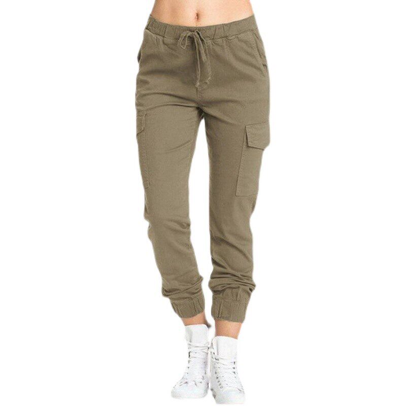 Sweat Pants pockets Jogger Trousers For Women Ladies overall