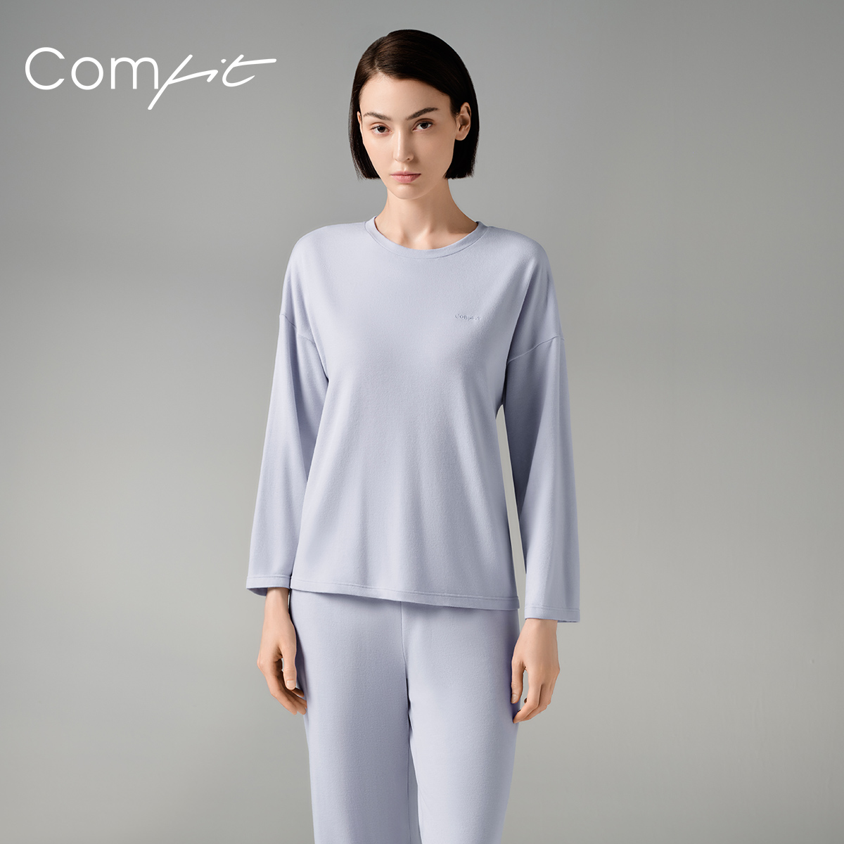 柔软家居服套装Comfit纯色简约女