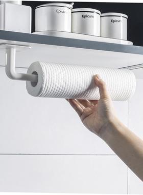 Kitchen paper rack paper towel rack cabinet roll paper shelf