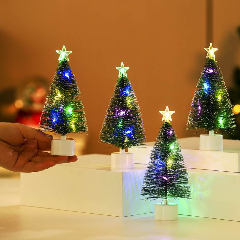 Christmas decoration LED seven color illuminated tree圣诞树