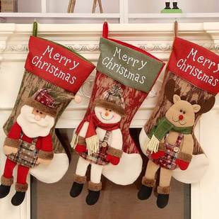 Xmas Sack Gift Candy Dec Christmas Bag Stocking