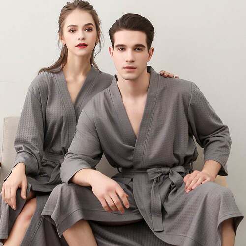 Bath Robe Men Women Summer Robes Dressing Gown男女薄款睡浴袍