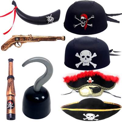 Cosplay Halloween pirate hat Pirates of the Caribbean hat