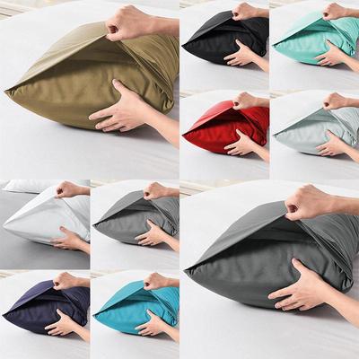 solid color pillowcase pillow case cover Protective sleeve