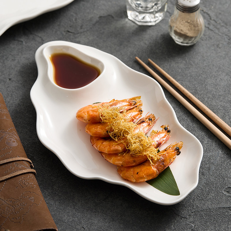 造器小吃餐具网红餐厅酒店创意陶瓷盘子菜盘精致意境菜凉菜碟,餐饮具,盘,淘宝优惠券,粉丝福利购,淘宝优惠卷