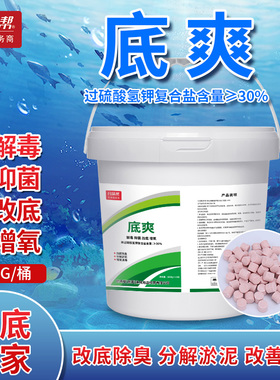 过硫酸氢钾复合盐 钓场鱼塘解毒增氧净水水产养殖改底片 钓场帮