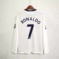 0809 Manchester United Long-Sleeved Away Jersey with Number 7 + 2 Armbands