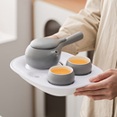 家用现代侧把茶壶简约旅行功夫茶具 全季 酒店茶具5.0同款 套装 日式
