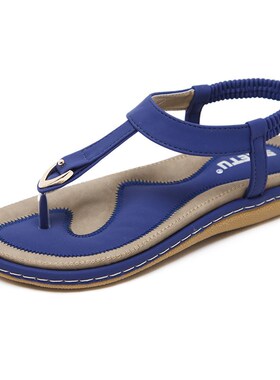 Summer women's large size sandals beach shoes41 42大码女凉鞋