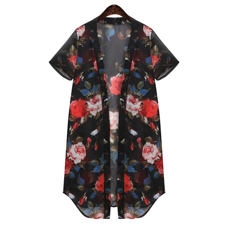 WOEMN TOPS PLUS SIZE 唯品之站 FLORAL SHORT SLEEVED BLOUSES