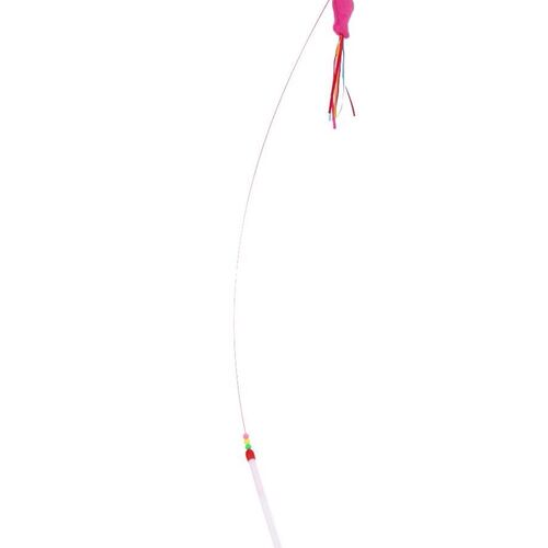1Pc Funny Pet Cat Toy Stick Toys Fish Design Teaser Training