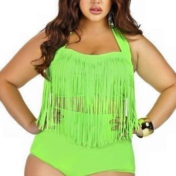 Two Piece Swimsuit Women Plus Size Swimwear Bathing Suits