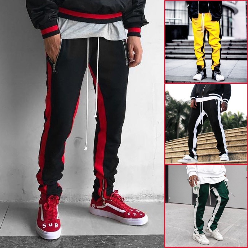 男休闲裤men sport casual pants Jogger pants trousers man