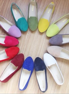 女平底单鞋大码women princess shoes ladies flat shoes size42