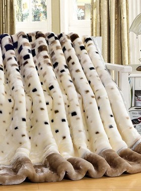 Blankets winter thickened raschel blanket double layer 毛毯