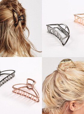 Show trend simple alloy hair clips hair accessories
