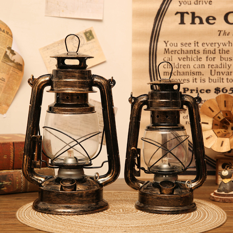 户外复古怀旧风照明挂式煤油灯