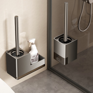 尔沫马桶刷缝隙刷厕所卫生间刷子无死角壁挂免打孔坐便器清洁套装