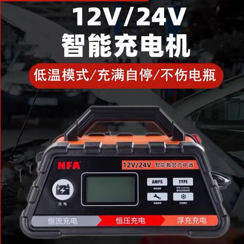 NFA纽福克斯12v/24v数显充电器