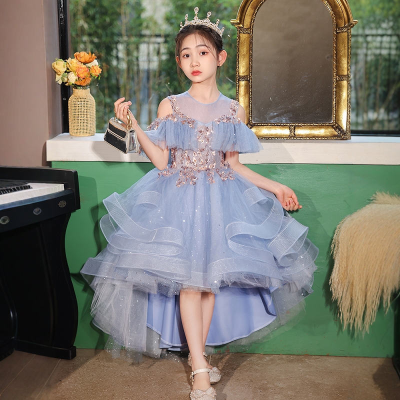 礼服生日轻奢高端小女孩夏季花童
