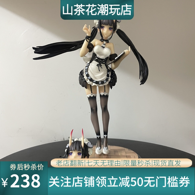 美少女二次元手办摆件 女仆能代双头雕游戏周边动漫手办模型