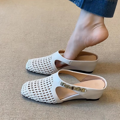 鞋外穿透气配裙子厚底凉鞋女