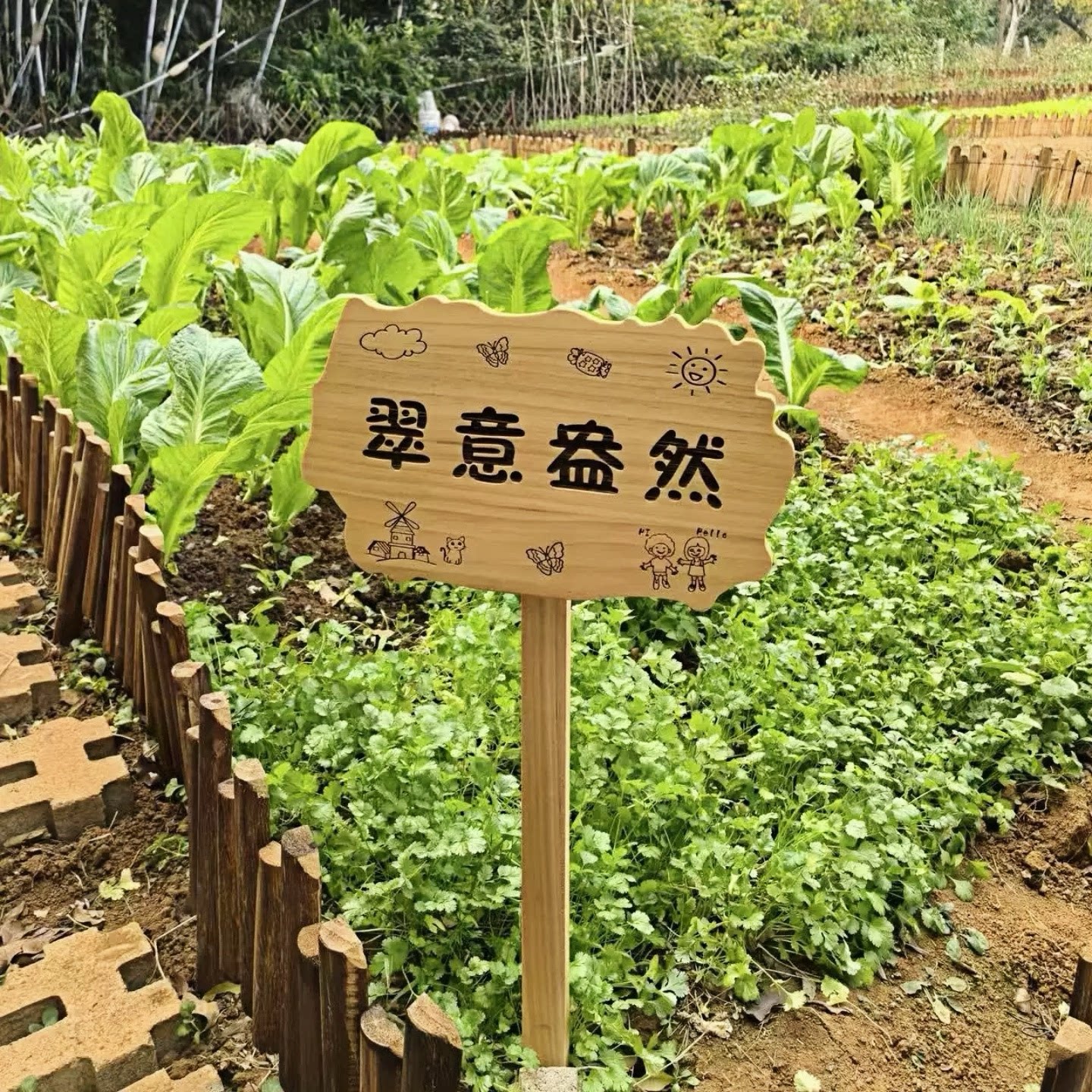 防腐插地牌实木款式多样图片