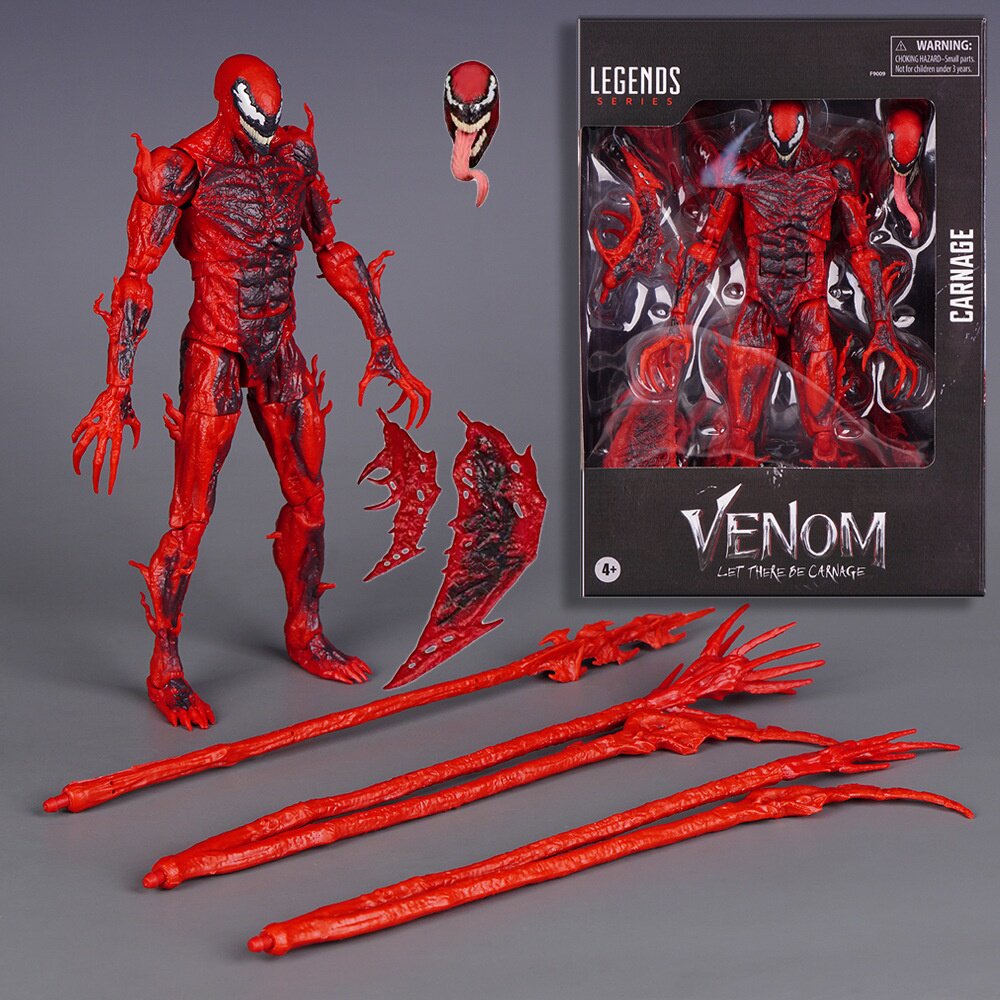 超凡蜘蛛侠 致命守护者 Venom 屠杀  8寸可动公仔盒装手办模型