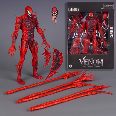 超凡蜘蛛侠 致命守护者 Venom 屠杀  8寸可动公仔盒装手办模型