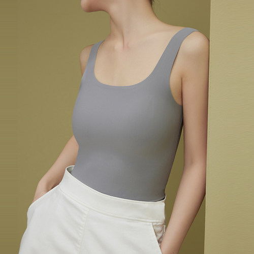 女式吊带背心思篇U领美背