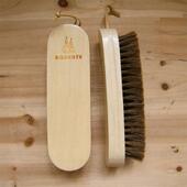 意大利进口绒面鞋 刷抛光马毛刷 刷鬃毛清洁实木大马毛软毛刷子皮鞋