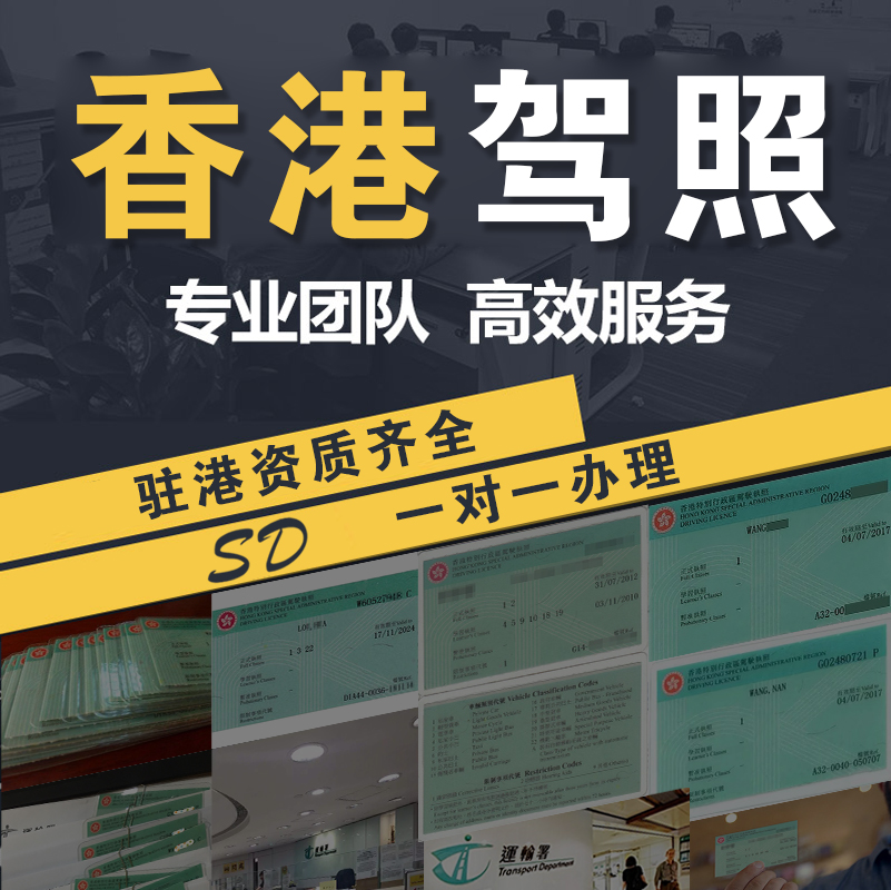 中国香港驾照 香港细节证明 内地国外驾照换取香港驾照特区签发 汽车零部件/养护/美容/维保 补换证 原图主图