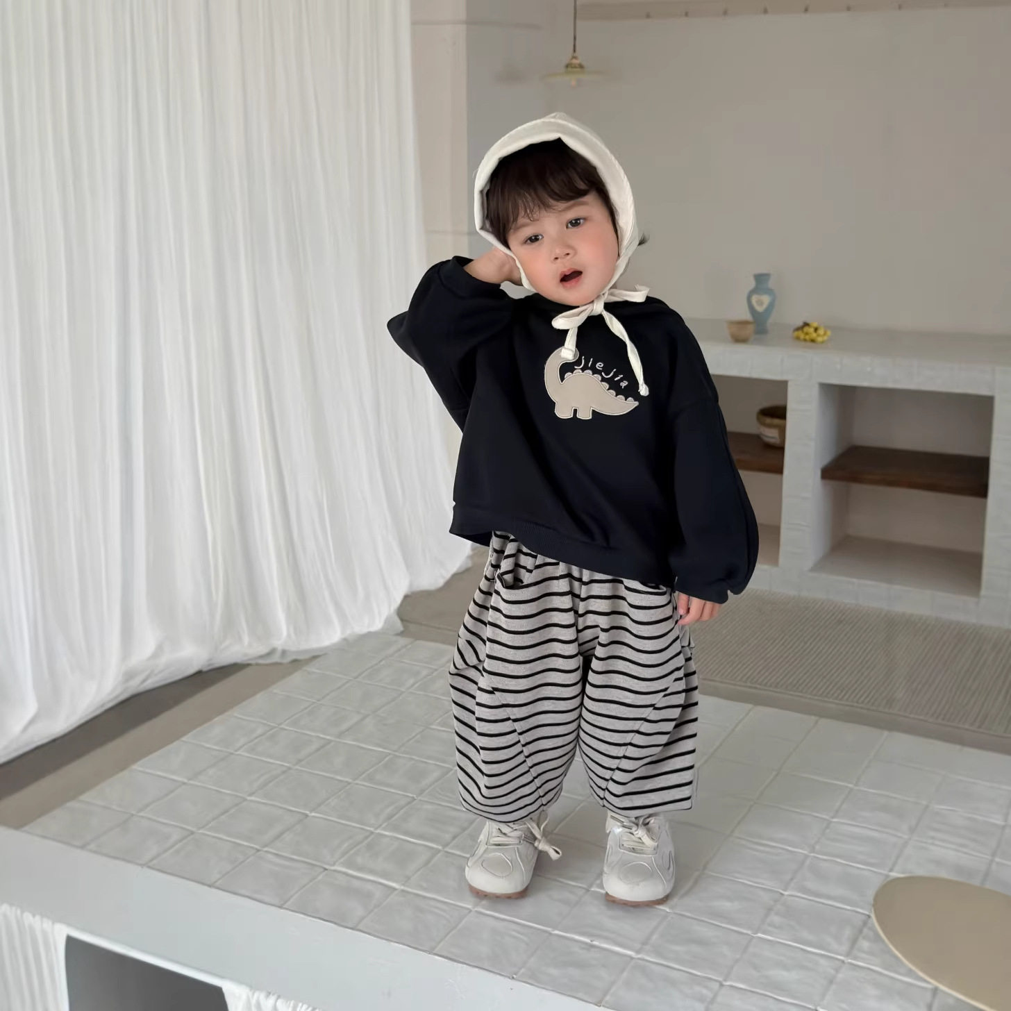 童装2026新款韩版儿童服装宝宝春款衣服男童套装春季连帽卫衣卫裤