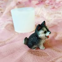 Mizi Husky Silicone mold Husky food-grade fondant mousse chocolate baking mold resin resin thumbnail 3