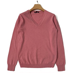 羊绒衫女 V领毛衣套头打底长袖保暖经典春秋冬新款百搭OL通勤白领