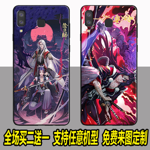 阴阳师鬼切手机壳适用三星s20+ S8 s9 S11e定制note5 8 9 10plus