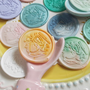 ▲猫殿▲草莓小酥 火漆成品贴 封口贴 手账素材 封信请帖 柠檬树