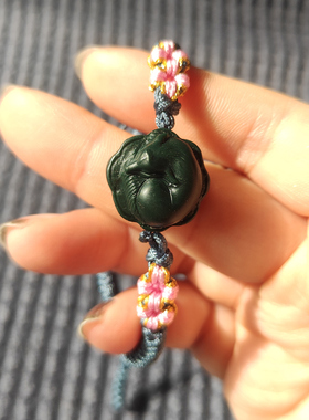 ▲退坑▲青丘狐狸牌 阿拉善左旗绿色玛瑙手串 女手链礼物饰品