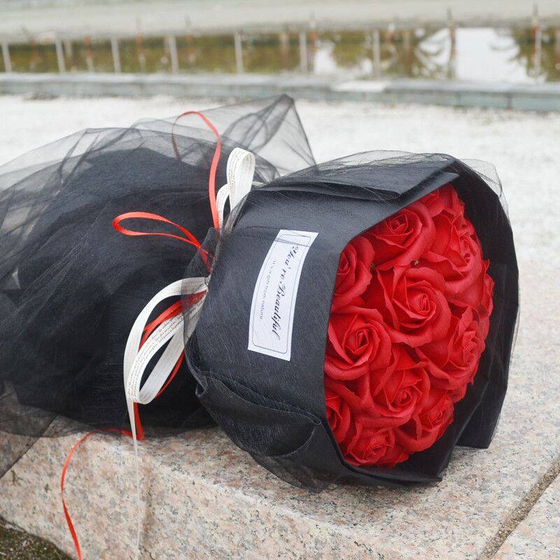 生日礼物女生送女朋友浪漫玫瑰肥皂花 香皂花圆形花束情人节礼品|ruв категории доставка цветов/цветок моделирования/растения садоводства, вечную жизнь цветы/сушеные цветы, вечную жизнь цветы - от Buy2taobao.com для оказания профессиональной услуги покупки агента Taobao