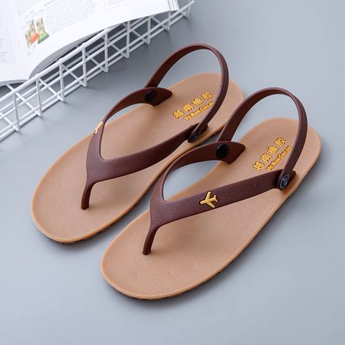 男士人字拖鞋轮胎耐磨两用人字拖休闲防滑防臭橡胶沙滩越南风情