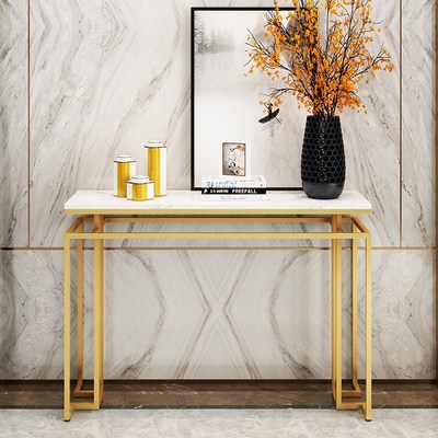 現代簡約玄關櫃長條案幾走廊靠牆桌子大理石台面鐵藝窄邊瑞景在類目 住宅傢俱, 案/臺類, 玄關臺中 - 來自Buy2taobao.com提供專業的淘寶代購服務