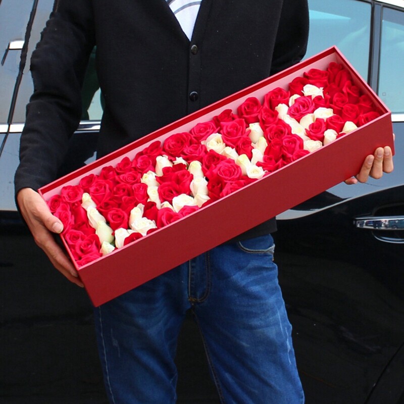 玫瑰礼盒生日鲜花速递同城武汉宜昌襄阳重庆成都济南青岛合肥郑州