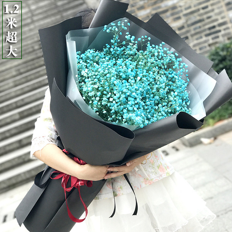 满天星礼盒花束郑州深圳鲜花速递上海天津武汉西安同城订花送闺蜜