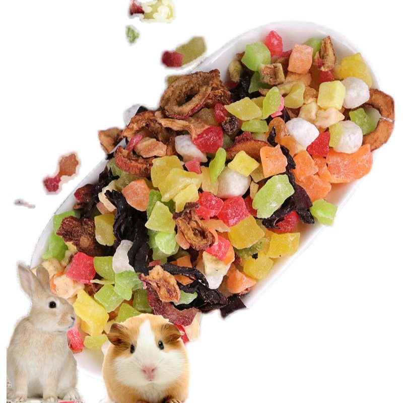 仓鼠混合水果干磨牙零食小宠兔子龙猫荷兰猪粮食饲料50g